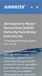 Mobile Screenshot of airwater.co.za