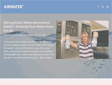 Tablet Screenshot of airwater.co.za